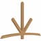Ekena Millwork Alberta Smooth Timber Gable Bracket, Western Red Cedar, 84"W x 53"H x 3 1/2"D x 3 1/2"F, 15/12 Pitch GBW084X53X0404ALB00SWR - alternate 2